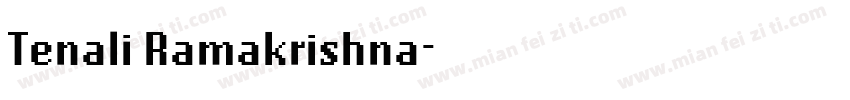 Tenali Ramakrishna字体转换